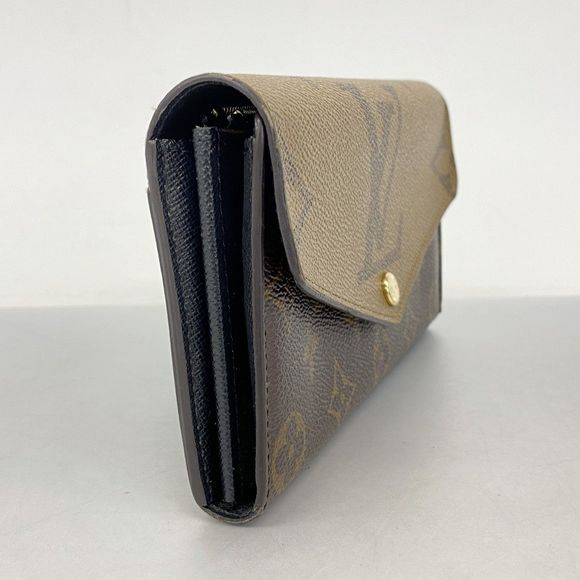 Louis Vuitton Monogram Giant Reverse Long Wallet Portefeuille Sarah M80726 - Picture 2 of 10